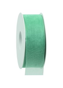 Goldina, Geschenkverpackung, Geschenkband Beauty-Organdy, 40 Millimeter x 50 Meter, Beryl Green (Geschenkband)