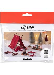 Creativ Company Elfentür / Wichteltür Szene Camping