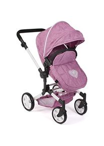 BAYER Chic 2000 Passeggino per Bambole Combinato 2 in 1 Linus