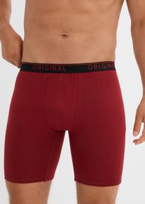 bonprix Bóxer largo con algodón (2 unidades), marrón, 10 (4XL)