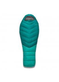 Rab Women's Alpine 400 Down sleeping bag Women (bis 170 cm Körperlänge, atlantis)