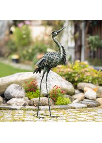 Metallvogel "Reiher"