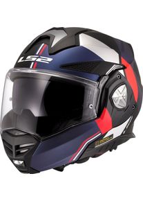 LS2 FF901 Advant X Ultra, kask modułowy , kolor: Matowy Czarny/Niebieski/Biały/Czerwony , rozmiar: S