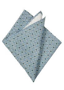 Big & Tall Sizes - J. Ploenes - Patterned Pocket Square in Silk and Cotton - 0