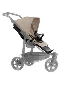 TFK Sportwagenaufsatz , Sandfarben , Textil , 34x56x24 cm , EN 1888, UV 50+, Reach , 5-Punkt-Gurt, Gurtschoner, Schutzbügel abnehmbar, Verdeck abnehmbar, Sichtfenster, Sportsitz mit verlängertem Verdeck , Baby on Tour, Kinderwagen, Kombikinderwagen