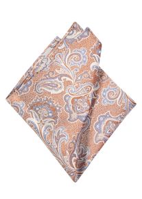 Big & Tall Sizes - J. Ploenes - Silk Pocket Square with Paisley Pattern - 0