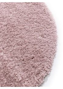 benuta Pop Tapis à poils longs Ava Rose diamètre 160 cm rond