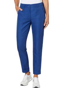 Dames Broek in enkellengte koningsblauw Maat 48