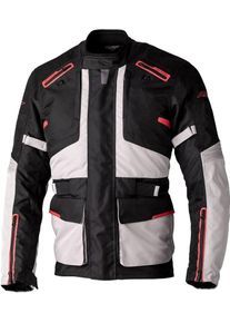 RST Endurance, veste textile imperm&eacute;able , couleur: Noir/Gris/Rouge , taille: M
