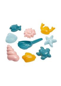 écoiffier Ecoiffier Shell Sand Molds with Shovel 9 pcs.