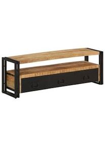 vidaXL Mueble de TV madera maciza de mango 120x30x40 cm
