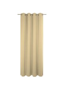 WIRTH, Vorhang &raquo;Trondheim B&laquo; &Ouml;sen 1 Stk. tlg. nach Ma&szlig;, beige, Chenille, Polyacryl, 355 cm, beige