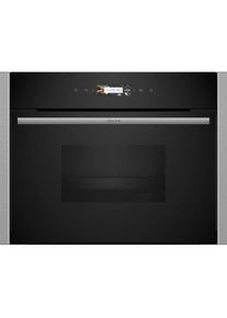 Neff, &raquo;C24DR1XN0&laquo;, silberfarben, silberfarben, 3.7" Full Touch TFT-Display: benutzerfreundliche Navigation f&uuml;r eine einfache und schnelle Bedienung