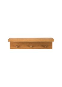 designimdorf Console met haakrail eikenhout