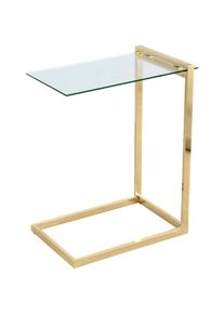 Kayoom , Beistelltisch »Luciana 225, Modernes C-förmiges Design« 1 Stk. tlg. Modernes C-förmiges Design, dezentes Design, leicht zu reinigen , Klar...