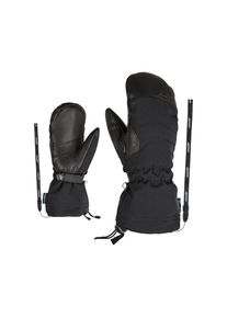 Ziener, Damen, Skihandschuhe &raquo;KILATI-Z AS AW MITTEN&laquo;, black, 8, black, atmungsaktive, wasser- und winddichte AQUASHIELD Membran