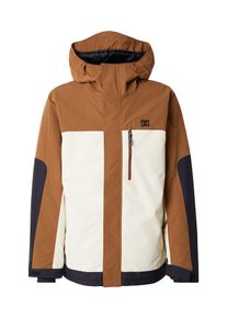 DC Shoes Kurtka sportowa 'DEFIANT' dla mężczyzn beżowy / czarny / biały Rozmiar S