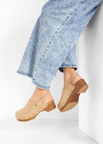 bonprix Mujer, Pantolette-sandaalit, beige, 40