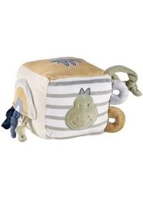 Patinio Softwürfel , Blau, Grün , Kunststoff, Textil , 12x12 cm , unisex , Bsci , Spielzeug, Babyspielzeug, Greiflinge & Rasseln