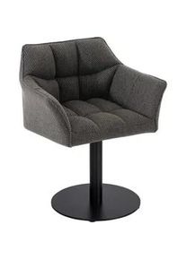 CLP Sessel Stoff titangrau , Textil , 64x75x48 cm , Wohnzimmer, Sessel, Polstersessel