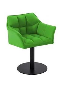 CLP Sessel Lederlook grün , Textil , 64x75x48 cm , Wohnzimmer, Sessel, Polstersessel