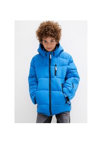 bonprix , Kinder , Steppjacke mit Kapuze , blau , 164/170 , 164/170 , Winterjacke für Jungen bietet angenehmen Tragekomfort