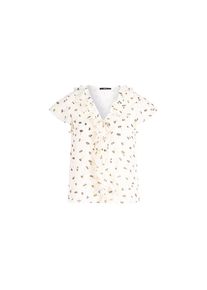 Zero , Klassische Bluse »Bluse mit Rüschen« , CreamKhaki , 42 , 42 , Passform: Figurbetont