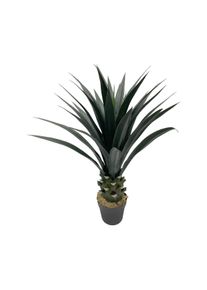Pianta artificiale Yucca Rebecca Mobili Sunko 90x30x30 Polietilene Polietilene Verde Marrone