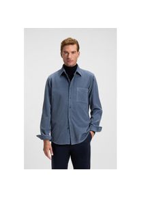 BOSS Orange, Herren, Langarmhemd &raquo;Relegant&laquo; aus Cord, reuglar fit, Kentkragen, Open Blue495, N-Gr, S -N-Gr, Open Blue495, Cordhemd von BOSS Orange 