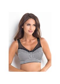 bonprix , Entlastungs-BH , schwarz/weiß bedruckt