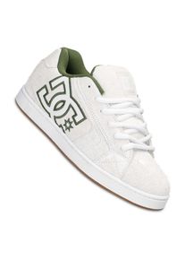 DC Net SE Shoes offwhite green men US 13