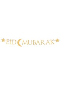Amscan Guirlande dorée Eid Mubarak 2,2m
