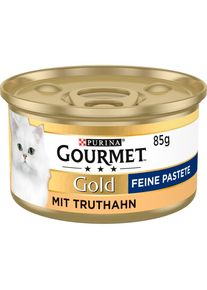 GOURMET Gold Fijne Pat&eacute; 12 x 85 g Kalkoen 12x85 g
