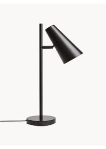 Woud Candeeiro de mesa regulável Cono Preto Ø 15 x Alt 50 cm