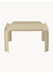 Gubi Side Table T877 Beige Plastic B 50 x H 27 cm