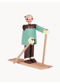 Kay Bojesen Objeto decorativo Skier Boje Multicolor, Verde L 17 x P 7 x Alt 16 cm