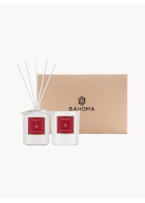 Bahoma London Komplet dyfuzorów zapachowych Cinnamon Spice (mandarynka & cynamon) - 2 elem. Czerwony 100 ml