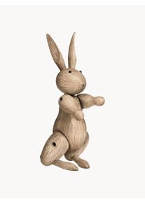 Kay Bojesen Objeto decorativo artesanal em madeira de carvalho Rabbit Castanho Alt 16 cm