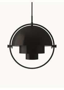 Gubi Regulowana lampa wisząca Multi-Lite, różne rozmiary Czarny Metal Ø 36 x W 42 cm