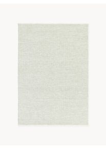 Handvävd Matta för Utomhusbruk Rika med Vintage Rutmönster Grön, Vit Syntetfiber, Tyg B 160 x L 230 cm (Storlek M) | Westwing Collection