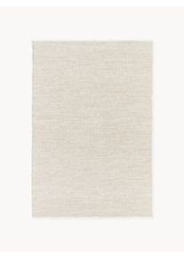 Handwoven Indoor & Outdoor Rug Rika with Vintage Diamond Pattern Beige, White Synthetic fibre, Fabric B 160 x L 230 cm (Storlek M) | Westwing