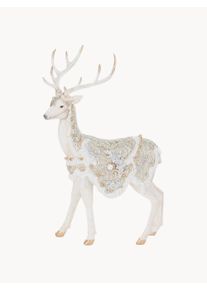 Goodwill Dekoracja świąteczna Deer Beżowy, Złoty S 15 x W 42 cm