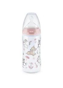 Nuk Babyflasche , Hellrosa, Transparent , Kunststoff , 300 ml , 6.6x23.5x6.6 cm , BPA-frei , Füttern, Babyfläschchen
