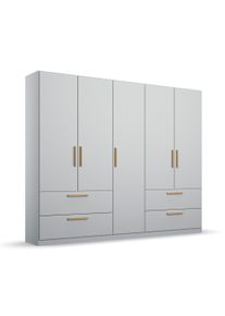 Rauch Drehtürenschrank "Skandi" 5-türig - 226x54x210cm - braun - Holz