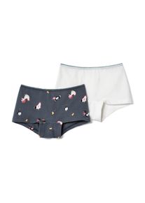 Tchibo - 2 Mädchen-Pantys - Mädchen - Gr. 98/104 - blau