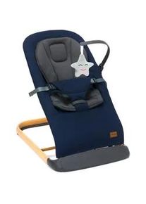 Sonnhaus Schaukelwippe , Dunkelblau , Textil , 45x90x70 cm , Bezug abnehmbar, Bezug waschbar, Sicherheitsgurt, Spielbogen, Rückenlehne stufenlos verstellbar, zusammenklappbar , Babymöbel & Kindermöbel, Babyzimmer, Babywippen & Babyschaukeln