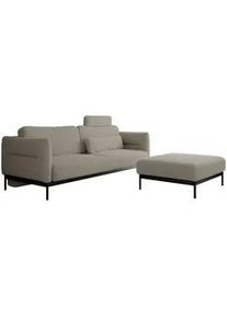 MKS Schlafsofa Salento Hellgrau Boucle , Textil , L-Form , 221x82x193 cm , Oeko-Tex® , Babymöbel & Kindermöbel, Kinderzimmer & Jugendzimmer, Schlafsofas