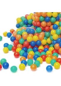 LittleTom Bällebad-Bälle 300 Stück, bunt, 7 cm , Multicolor , Kunststoff , Rund , 1x1x7 cm , Spielzeug, Sonstiges Spielzeug