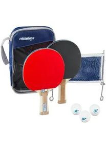 Relaxdays Tischtennis Set , Multicolor , Kunststoff, Holz , 150x5 cm , Freizeit & Co, Sport & Fitness