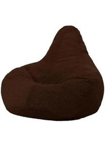 I.C.O.N. icon Sitzsack Dalton , Braun , Kunststoff , 200 L , Freiform , 90x73x84 cm , Hergestellt in Deutschland, Oeko-Tex® Standard 100, Reach , Wohnzimmer, Sessel, Sitzsäcke, XXL Sitzsäcke